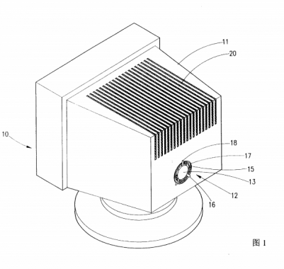 ?一種散熱效果較佳的的電腦顯示器的散熱風扇結(jié)構(gòu)